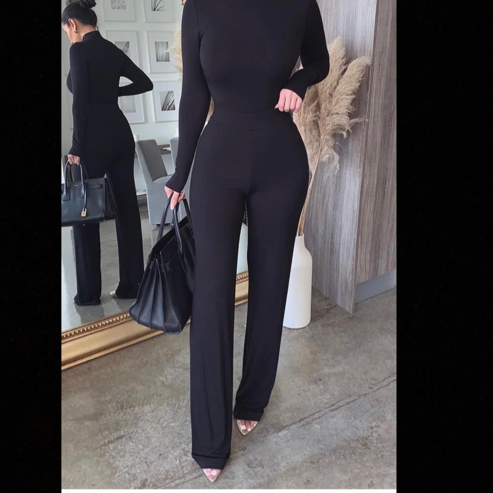 JLUXBASIX Black Not so Yoga Pants